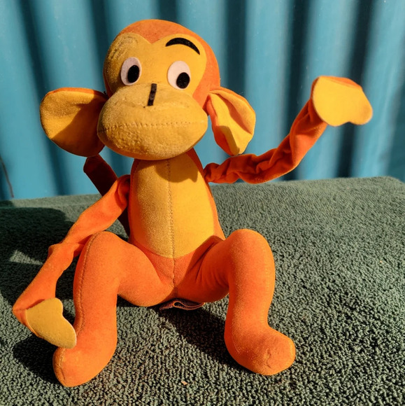 Vintage Dream Pet Orange and  Yellow Monkey - Picture 11 of 13